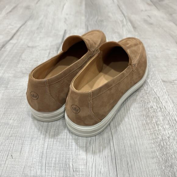 Peter Millar Excursionist Loafers Men\'s Size 12 Nubuck Whiskey MS25XF05 $275 main image 10